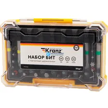 Набор бит с магнитным держателем 25-50 мм, 49 шт. (50 шт./упак.) KR-92-0462 Kranz