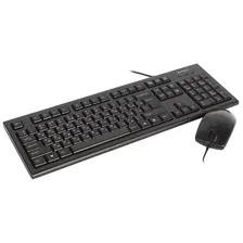Клавиатура и мышь A4Tech Usb черный проводные KR-8520D