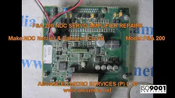 NDC FSA 200 NDC SERVO AMPLIFIER 16100-06B FSA 200 11 Repairs @ Advanced Micro Services Pvt.Ltd