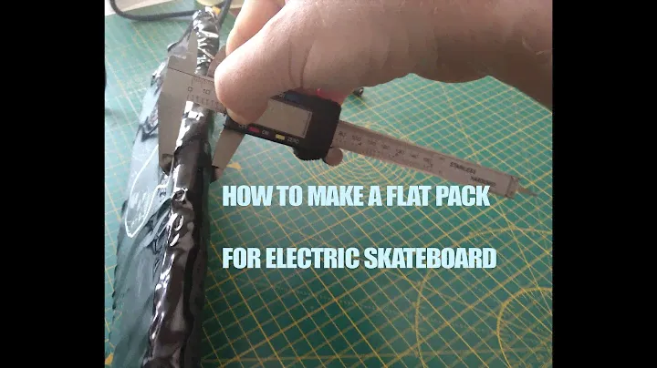 How to make a flat battery pack for electric skateboard