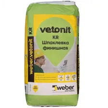 Ветонит KR+ 20кг шпаклевка финишная