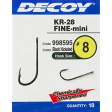 Крючок Decoy KR-28 Fine mini #8