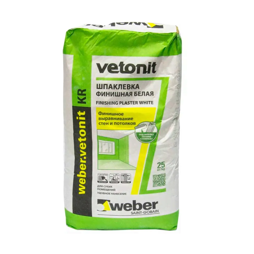 Шпатлевка Vetonit KR (Ветонит КР) Weber (Вебер)-1
