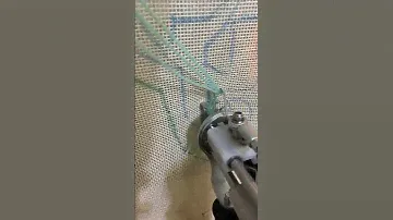 Делаю небольшой коврик, ВПЕРВЫЕ попробовал забивать ковры на бреккерной ткани🔥 #коврики #Тафтинг