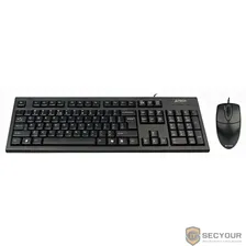 Комплект кл-ра+мышь проводн. A4Tech KR-8520D black (USB, 104кл) (KR-8520D)