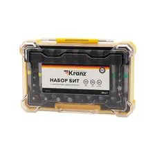 KR-92-0462 Набор бит с магнитным держателем 25-50 мм, 49 шт. (50 шт./уп.) Kranz